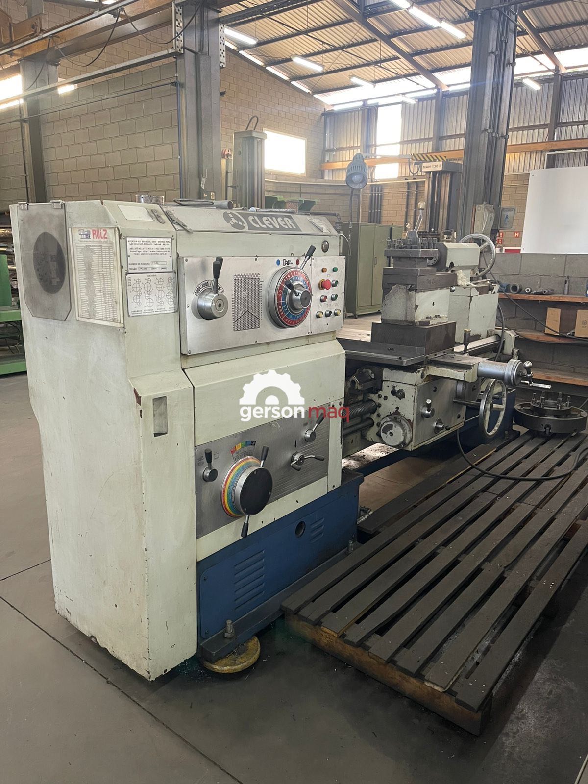 TORNO MECANICO CLEVER L4460 - 1100 x 1500 mm